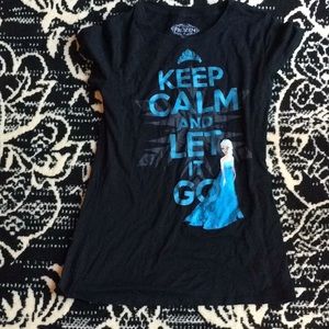 Cute Elsa Keep Calm tee